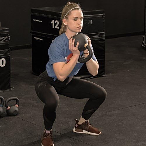 REP Fitness Adjustable Single Kettlebells, Cast Iron, Strength Training for Men and Women, Home Gym Equipment, 5lb to 50