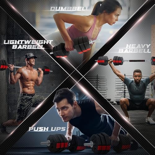 Yes4All Upgraded 44lbs-66lbs Adjustable Weights Dumbbells Set for Home Gym Workout | Yes4All 44lbs-66lbs Adjustable Wei