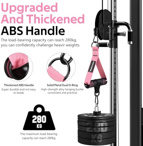Renranring Replacement Handles for Gym Cable Machines - Strong & Durable Exercise Accessories for Home and Commercial U