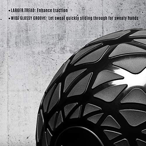 Yes4All Slam Balls, Durable PVC Sand Filled, Core Strengthening Workout Ball for Fitness Enthusiasts at Home Gym