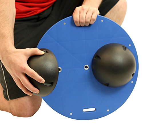 CanDo Blue Balance Board 14x18 Inch, |5 Inch Height for Adults at Home and Gym Fitness Exercises