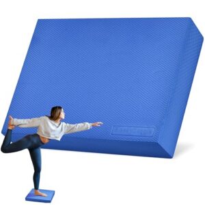 Steady Doggie Blue Foam Balance Pad for Physical Therapy - Durable Large Textured Cushion Pad for Exercise and Balancing