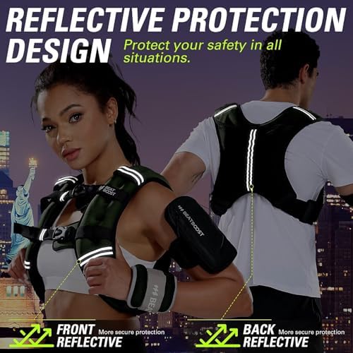 Weighted Vest for Women 20 lb Weight Vest with Ironsand for Walking Strength Training Running Workout