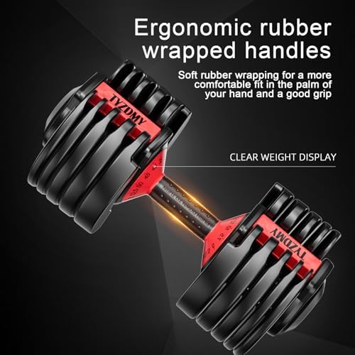 Adjustable Dumbbell Set for Home Gym Fitness Equipment | Free Weights Dumbbells Set for Men and Women Home Strength Tr