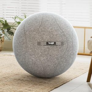 Yes4All Office Exercise Ball Chair, 400lbs Capacity, Light Gray Yes4All Office Exercise Ball Chair, Anti-Burst, Light