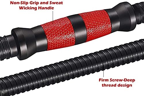 Adjustable Dumbbells Set for Home Gym Work Out Training | Free Weight with Connecting Rod Ideal for Fitness Enthusiasts