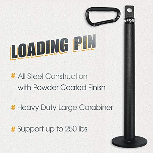 Yes4All Cable Machine Attachment Row Handles Tricep Rope Straight Bar V Bar LAT Pulldown Accessories 880 LB Load for Ho