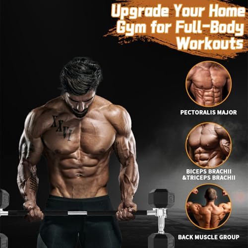 Adjustable Dumbbell Barbell Converter Set for Home Gym and BowFlex Compatibility | All-Steel Adjustable Dumbbell Conver