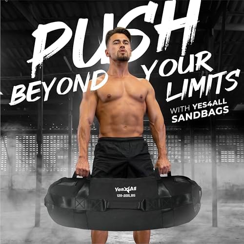 Yes4All Adjustable Sand Bags for Workout, Ideal for Home Gym and Fitness Lovers, Multiple Colors and Sizes Available (5