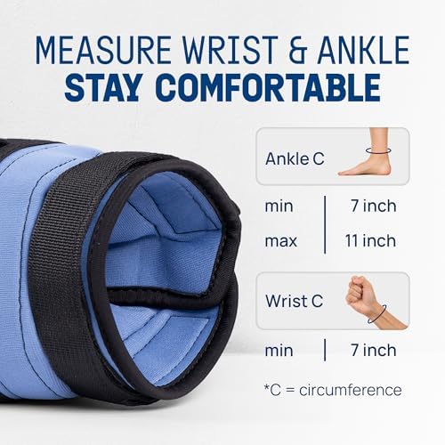 Yes4All Adjustable Wrist & Ankle Weights - Fitness & Strength Training for Women & Men, Versatile Colors - |5 LB Pair, P