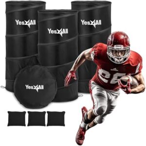 Yes4All Pop Up Defender for Youth Basketball Training, Portable and Durable, Perfect for Ball Sports Drills | Yes4All P