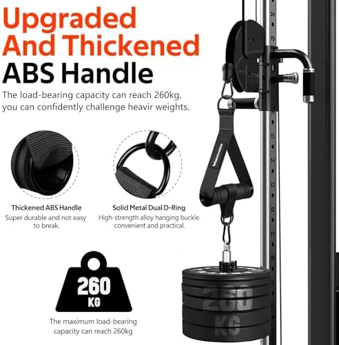 Renranring Replacement Handles for Gym Cable Machines - Strong & Durable Exercise Accessories for Home and Commercial U