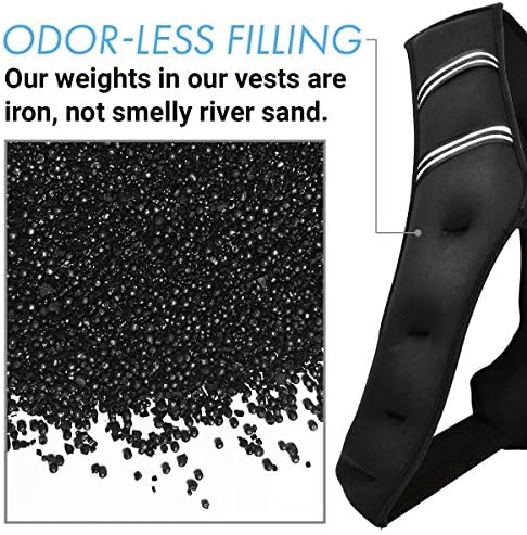 Aduro Sport Weighted Vest Workout Equipment, 20lbs Body Weight Vest for Men, Women, Kids Aduro Sport Weighted Vest Worko