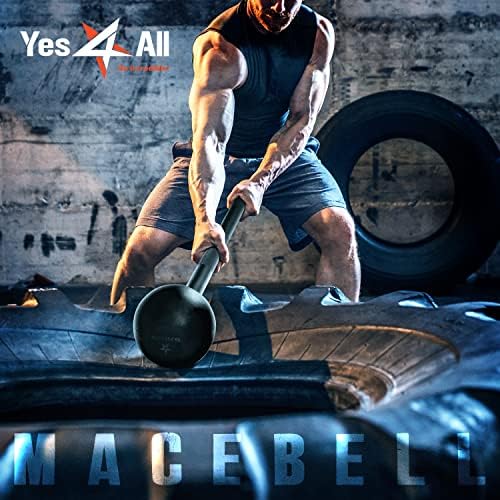 Yes4All Steel Mace Bell for Strength Training | Yes4All Steel Mace Bell Support Full Body Muscles | Yes4All Steel Mace