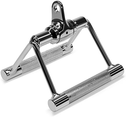 Yes4All Cable Machine Attachment, Double D Handle & Tricep Rope Cable Attachment, Gym Weight Machine Accessories Load 88