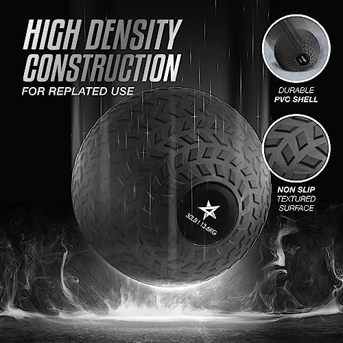 Yes4All Slam Balls, Durable PVC Sand Filled, Core Strengthening Workout Ball for Fitness Enthusiasts at Home Gym