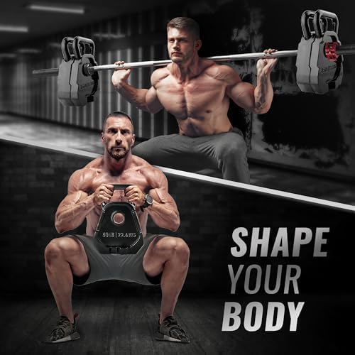 Yes4All Special Shape Kettlebell, Upgraded & Multifunctional for Advanced Training, Solid Cast Iron Powder Coated, Anti-