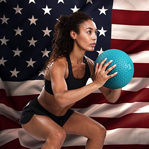 Yes4All Slam Balls, Durable PVC Sand Filled, Core Strengthening Workout Ball for Fitness Enthusiasts at Home Gym