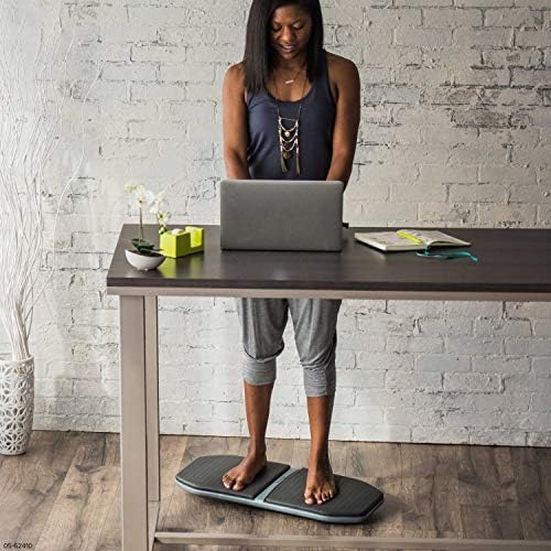 Gaiam Evolve Balance Board Standing Desk, Anti Fatigue Wobble Board for Home Office, Physical Therapy, Exercise Equipmen