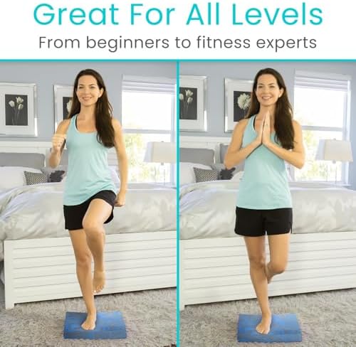 Vive Balance Pad - Foam Large Yoga Mat for Stability Training and Rehabilitation | Vive Balance Pad - Perfect Chair Cus