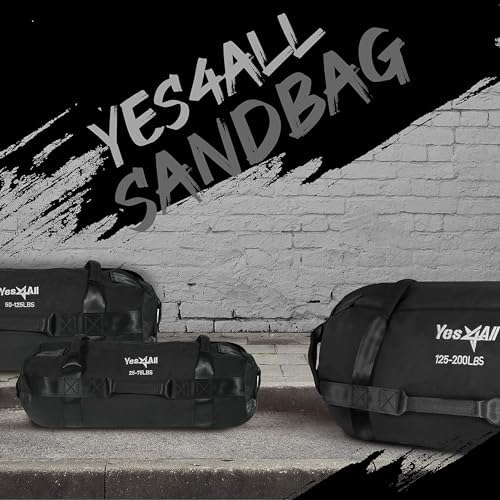 Yes4All Adjustable Sand Bags for Workout, Ideal for Home Gym and Fitness Lovers, Multiple Colors and Sizes Available (5