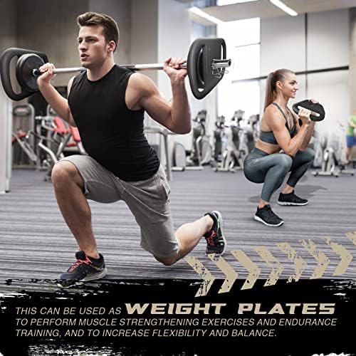 Yes4All 20 LB Rucking Weight with Upgraded Handle for Strength Training - Weighted Walking, Lifting & Tactical Fitness