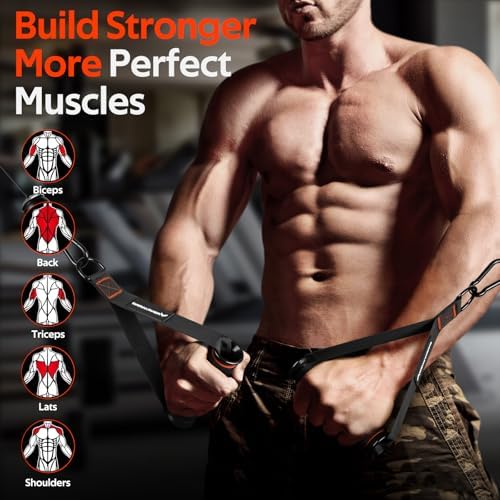 Renranring Replacement Handles for Gym Cable Machines - Strong & Durable Exercise Accessories for Home and Commercial U