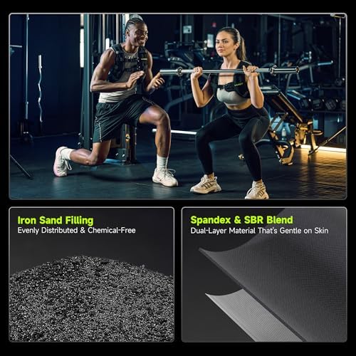 SGS Certified Weighted Vest for Women with Pocket | Reflective Weight Vest 15 lb for Men Running Strength Training | Ad