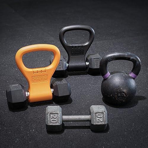 Kettle Gryp The Original - As Seen on SHARK TANK! Dumbbell to Kettlebell Conversion - Made in the USA - Dumbbell Grip Ha