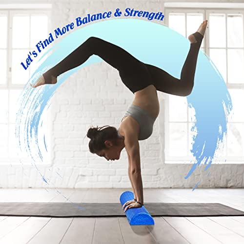 Yes4All High-Density EPP Half Round Back Roller Foam - Yoga, Pilates & Stretching - 12, 18, 24, 36 inch Yes4All High-D