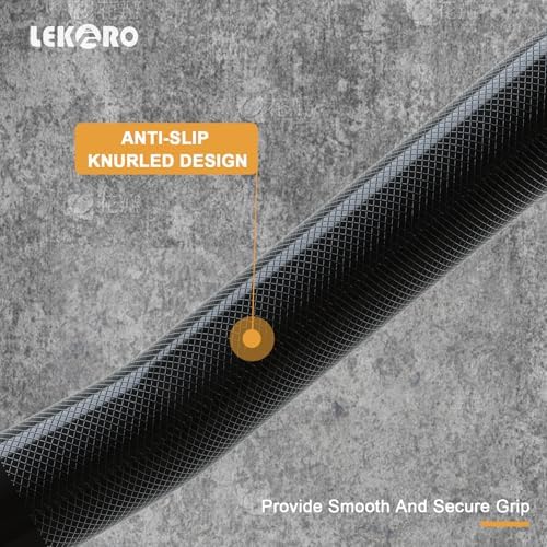 Olympic EZ Curl Barbell Bar 48-inch Curling Bar Fit 2-inch Weight Plates Strength Training Bar Squats Hip Thrusts Bench