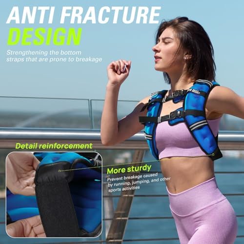 Weighted Vest for Women 20 lb Weight Vest with Ironsand for Walking Strength Training Running Workout