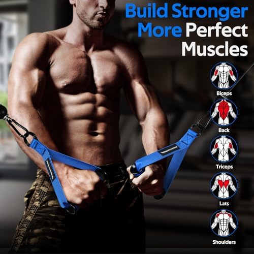 Renranring Replacement Handles for Gym Cable Machines - Strong & Durable Exercise Accessories for Home and Commercial U