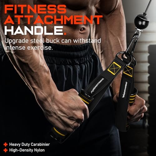 Renranring Replacement Handles for Gym Cable Machines - Strong & Durable Exercise Accessories for Home and Commercial U