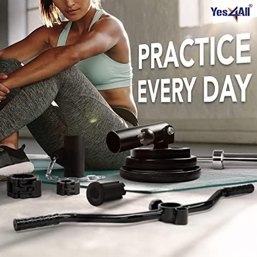 Yes4All T-Bar Row Plate Post Insert Landmine Attachment - Fitness Equipment for Home Gyms & CrossFit Boxes - Full 360° S