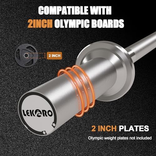 Olympic EZ Curl Barbell Bar 48-inch Curling Bar Fit 2-inch Weight Plates Strength Training Bar Squats Hip Thrusts Bench