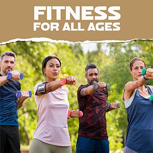 Yes4All Neoprene Coated Dumbbell Hand Weight Sets of 2 - Multiple Weight Options for Home Gym Fitness Users - Anti-Roll,