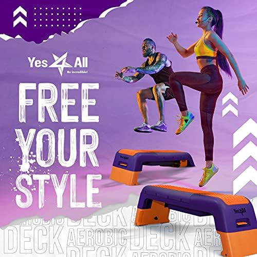 Yes4All Multifunctional Aerobic Deck for Cardio Workouts and Strength Training | Yes4All Versatile Fitness Station Weig