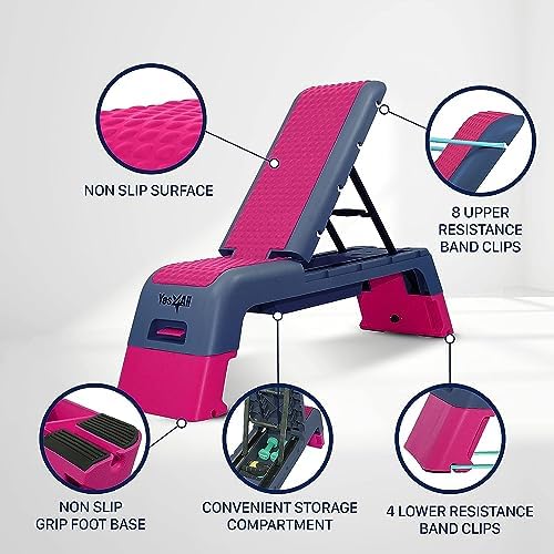 Yes4All Multifunctional Aerobic Deck for Cardio Workouts and Strength Training | Yes4All Versatile Fitness Station Weig