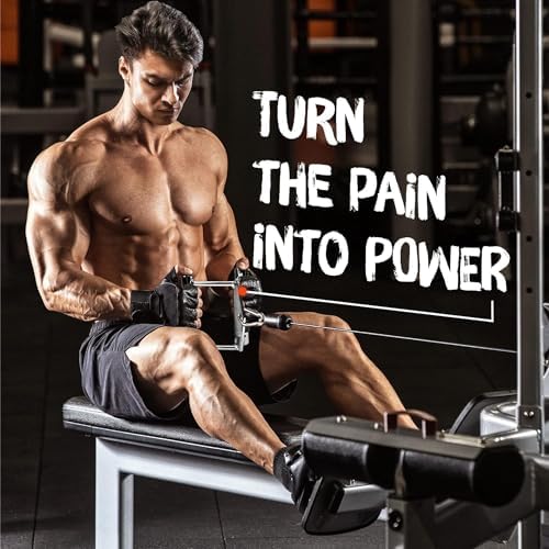 Yes4All Cable Machine Attachment, Double D Handle & Tricep Rope Cable Attachment, Gym Weight Machine Accessories Load 88