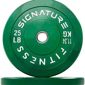 Fitvids Olympic Bumper Plates, 2" Weight Plates for Strength Training & Weightlifting, Pairs and Sets