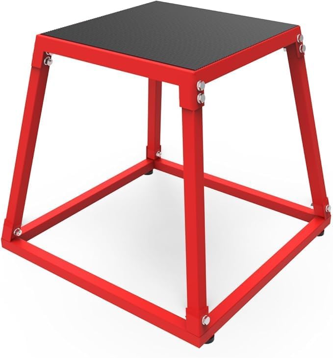 Anti-slip exercise step up box for strength and conditioning training | Durable home gym plyo box for fitness enthusias