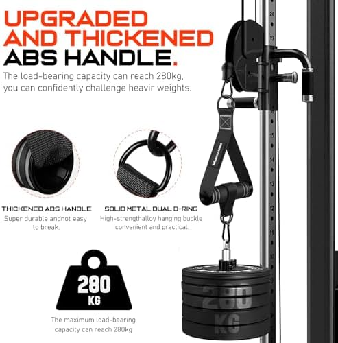 Renranring Replacement Handles for Gym Cable Machines - Strong & Durable Exercise Accessories for Home and Commercial U