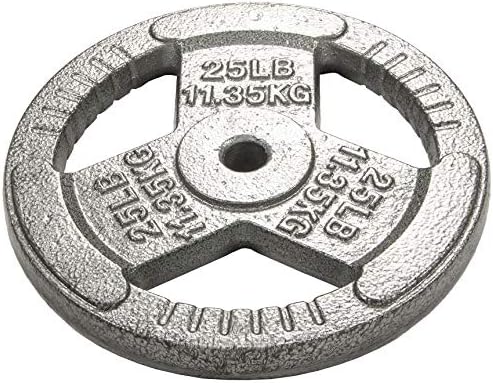 Fitvids Cast Iron Weight Plate Sets for Strength Training & Weightlifting, 35 LBS or 75 LBS or 120 LBS Sets Fitvids Ca