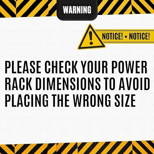 Yes4All Heavy Duty Power Rack J-Hooks & Attachments for 2x2 & 3x3 Power Racks – Ideal for Home Gym Fitness Lovers