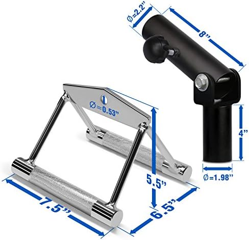 Yes4All T-Bar Row Plate Post Insert Landmine Attachment - Fitness Equipment for Home Gyms & CrossFit Boxes - Full 360° S