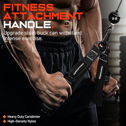 Renranring Replacement Handles for Gym Cable Machines - Strong & Durable Exercise Accessories for Home and Commercial U