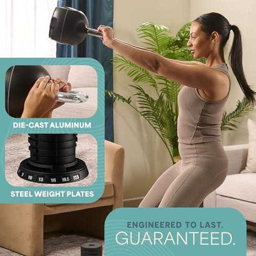 LifePro Adjustable Kettlebells – 2|5 lb Strength Training Weight Set for Full-Body Fitness Workouts LifePro Adjustable