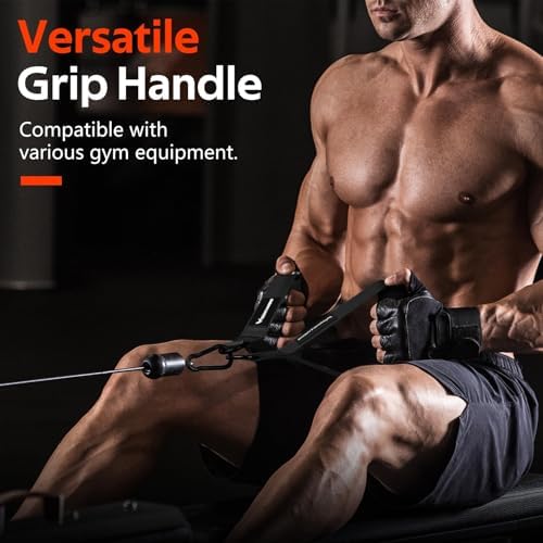 Renranring Replacement Handles for Gym Cable Machines - Strong & Durable Exercise Accessories for Home and Commercial U