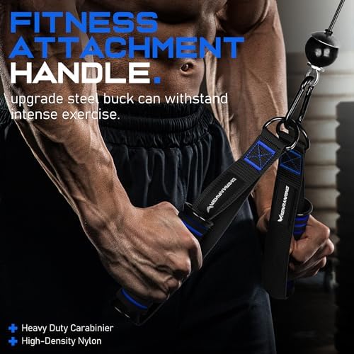 Renranring Replacement Handles for Gym Cable Machines - Strong & Durable Exercise Accessories for Home and Commercial U